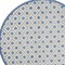 Homeroots 8 ft. Round Blue & Gray Indoor & Outdoor Area Rug 385161 - alternate 3